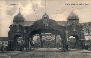 Bruecke-ueber-die-Weser-damals