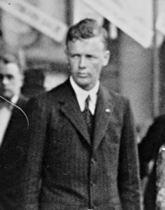 Das Bild zeigt Charles Lindbergh