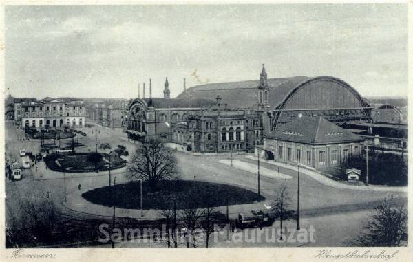 Das Bild zeigt den Bahnhof im Jahre 1930