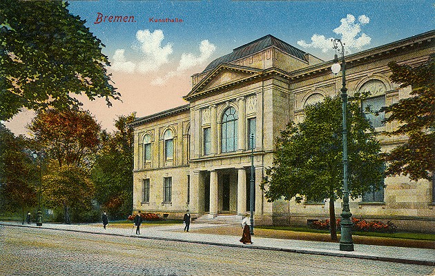 Das Bild zeigt die Kunsthalle nach 1904