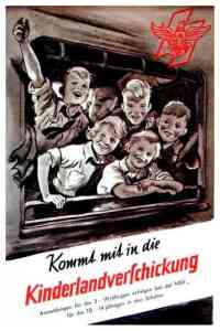 Dieses Bild zeigt ein Propaganda Plakat der Kinderlandverschickung